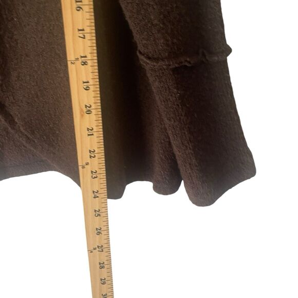 True Grit Women's Size Large Brown Chunky Button Hippie Knit Sweater - Picture 11 of 11